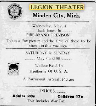 Legion Theater - APRIL 29 1921